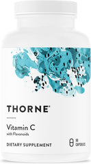Front view of THORNE Vitamin C bottle