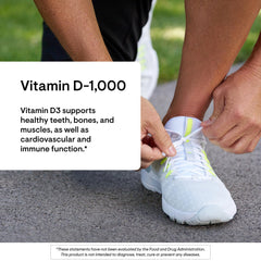 Vitamin D3 supporting teeth and bones health