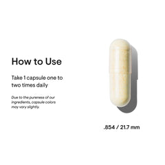 Close-up of ingredients on THORNE Vitamin K60 label