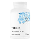 THORNE Zinc Picolinate 30 mg bottle on white background