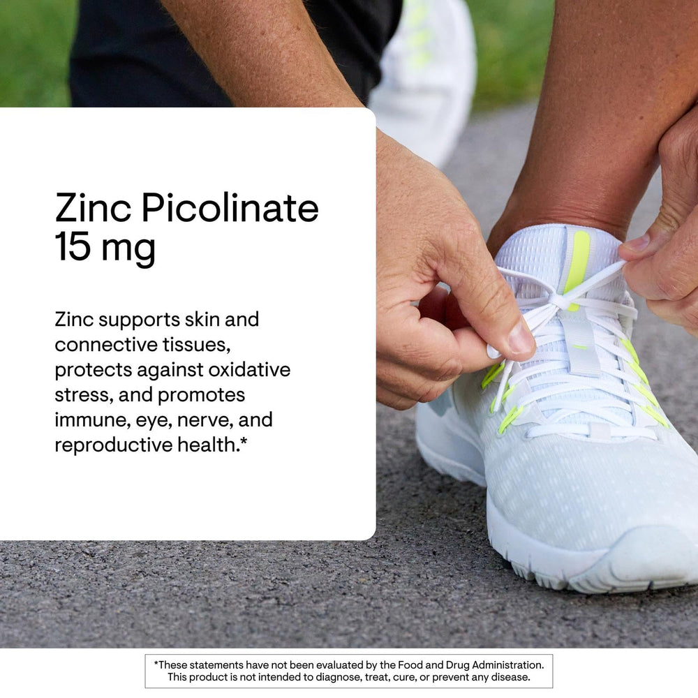 THORNE Zinc Picolinate absorption graphic illustrating bioavailability