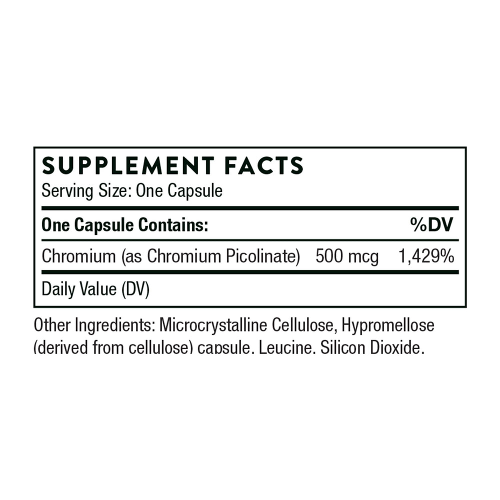 THORNE Chromium Picolinate bottle