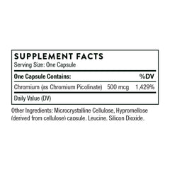 THORNE Chromium Picolinate bottle
