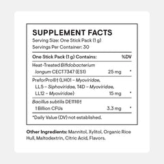 Single-serving stick packs of THORNE Complete Biotic