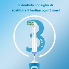 Three bristle lengths to reach all tooth surfaces