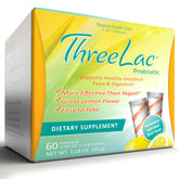 Global Health Trax ThreeLac Lemon Probiotic Drink Mix package