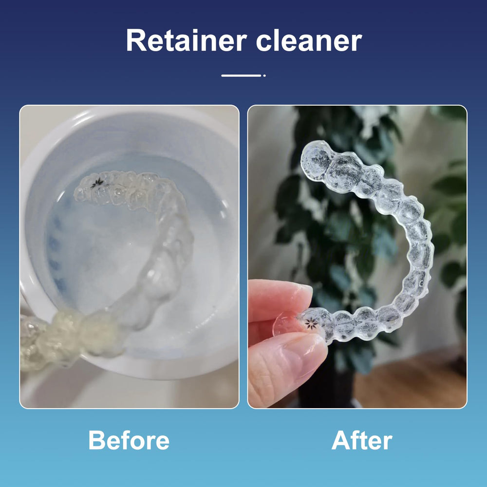 3-minute cleaning with one tablet in water