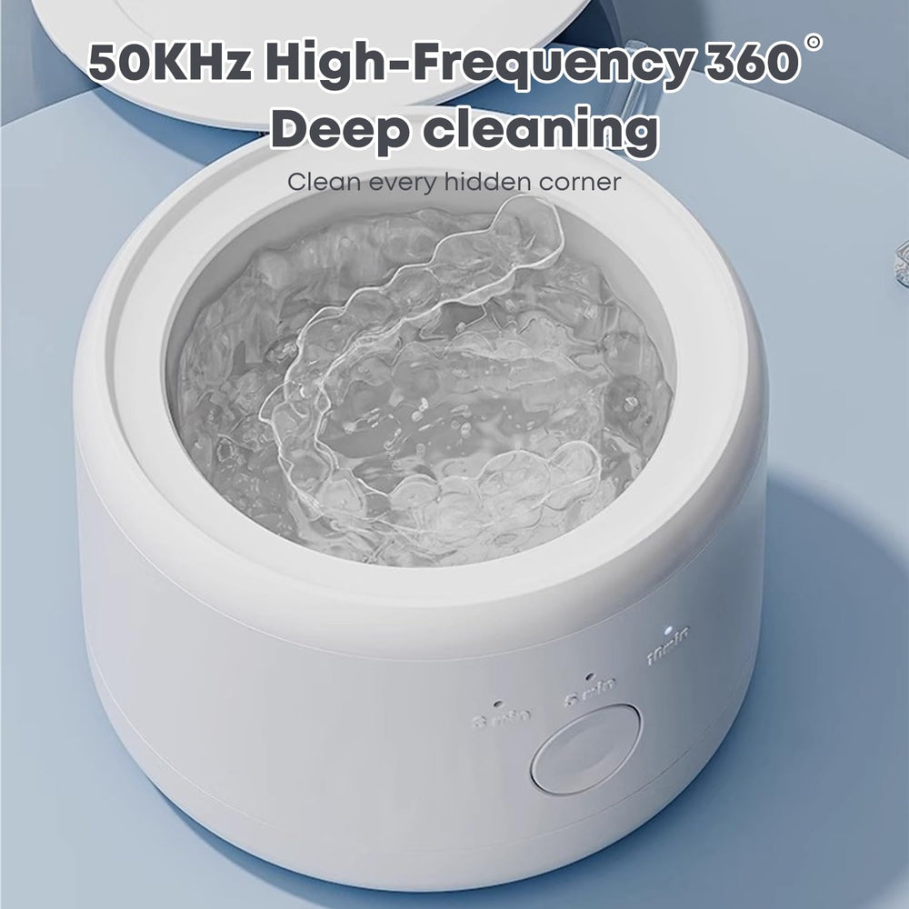 Device displaying three cleaning modes