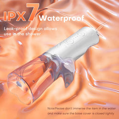 Water flosser with 3 modes and 60-120 psi