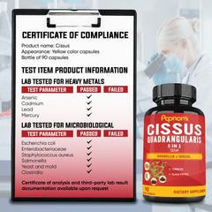 Graphic indicating a 3-month supply (90 capsules)