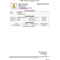 Three-pack box packaging of ProHealth Trans-Resveratrol Plus