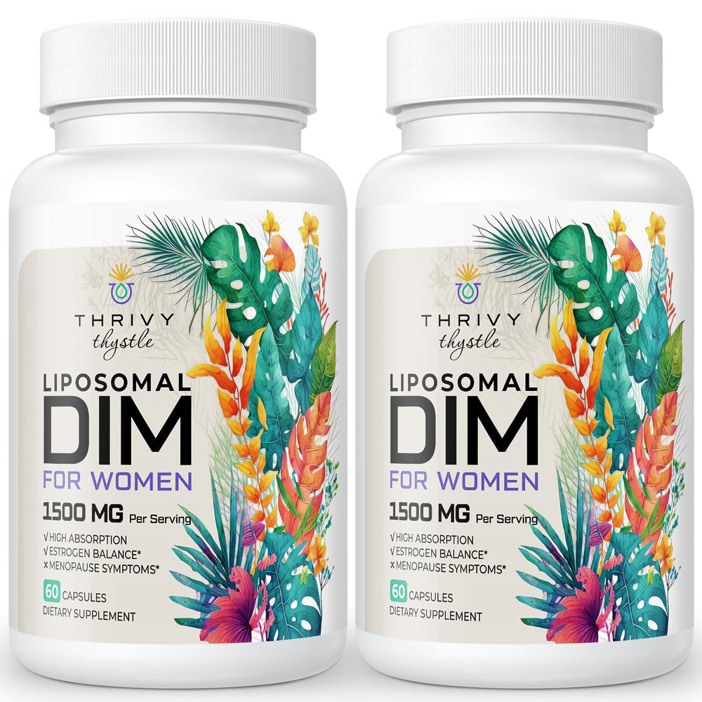 Hero image of ThrivyThystle Liposomal DIM Supplement 2-pack