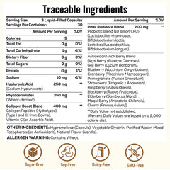 Berry blend ingredients including Açaí, Goji, Blueberry, Cranberry