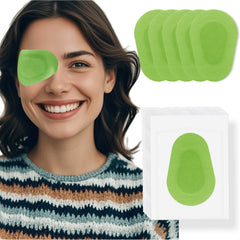THSIREE 20 Pcs green adhesive eye patches in packaging