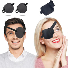 THSIREE 3-Pack Right Eye Patch – Black