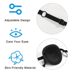 Close-up of THSIREE 3D contoured eye patch