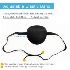55 cm (21.6 in) adjustable elastic strap for all head sizes