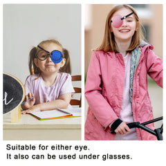 Eye patch design with 3D groove to protect eyelid