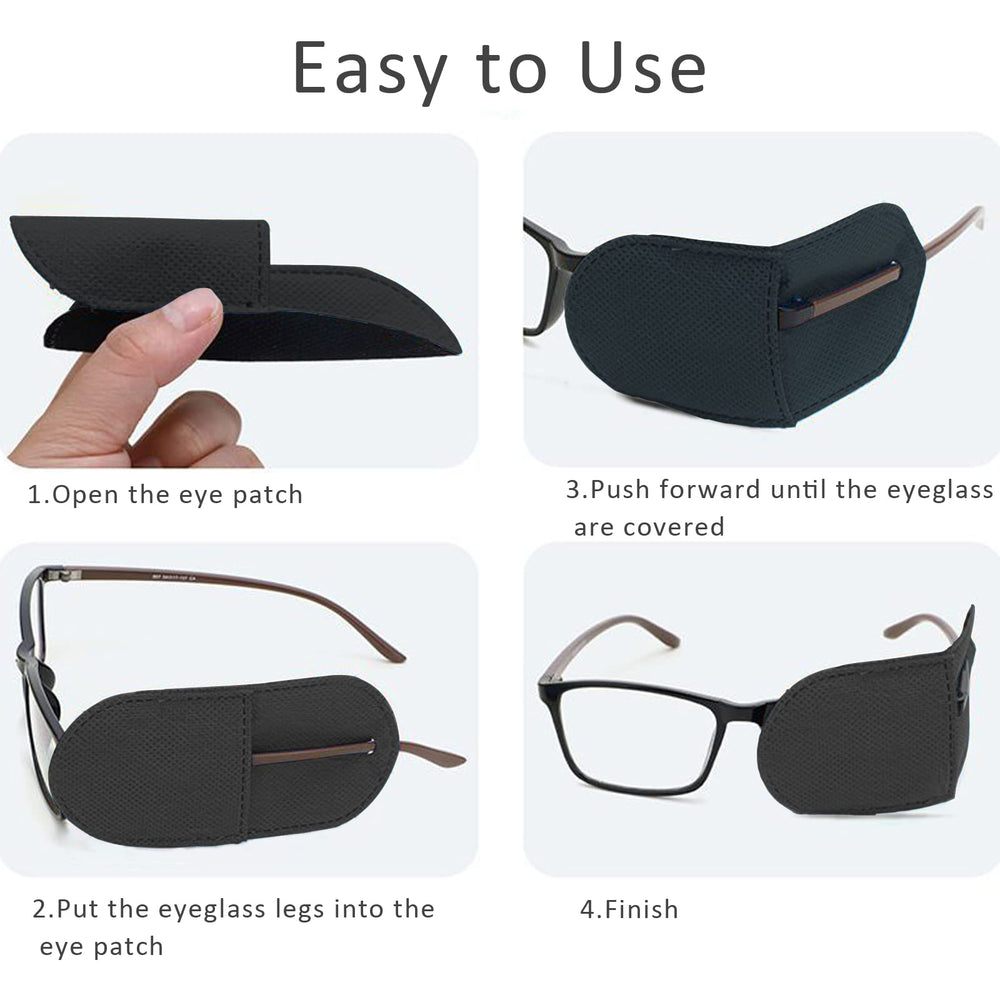Training lazy eye with THSIREE eye patch for glasses