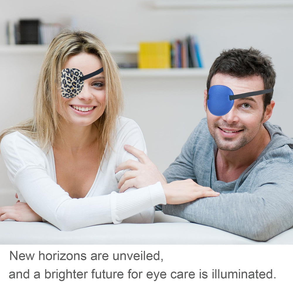 Two leopard print THSIREE eye patches in package