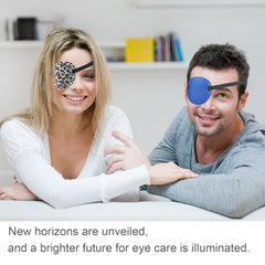 Two leopard print THSIREE eye patches in package