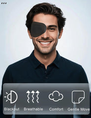 Durable black eye patches for amblyopia therapy