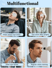 Breathable, latex-free eye patch for amblyopia and lazy eye