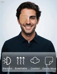 Eye patches individually wrapped, travel friendly, nude color