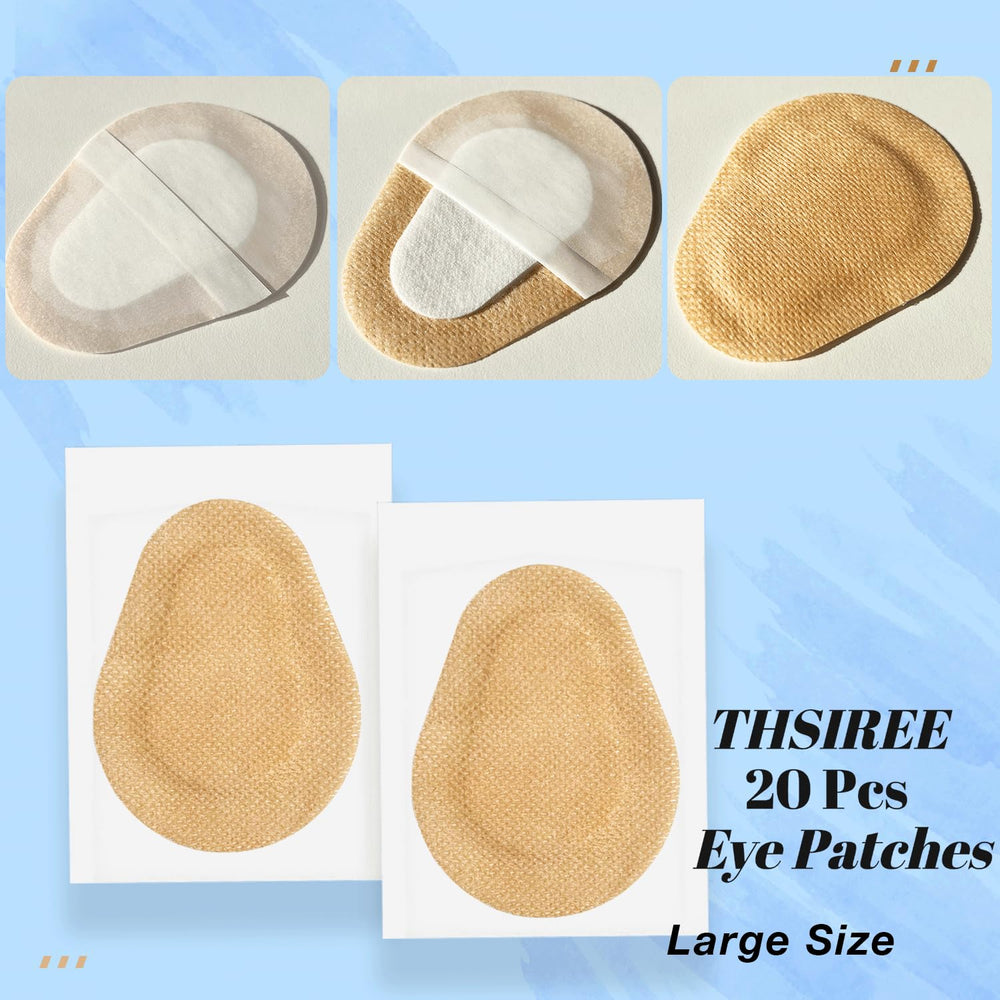 20 patches per pack, adhesive eye patches for adults