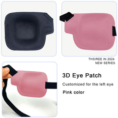 One size fits most THSIREE pink eye patch