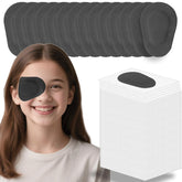 THSIREE black eye patch for kids—soft non-woven cotton, breathable and gentle on skin
