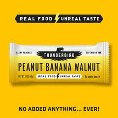 Thunderbird Bars texture close-up reveals chewy bites ideal for midday lift.