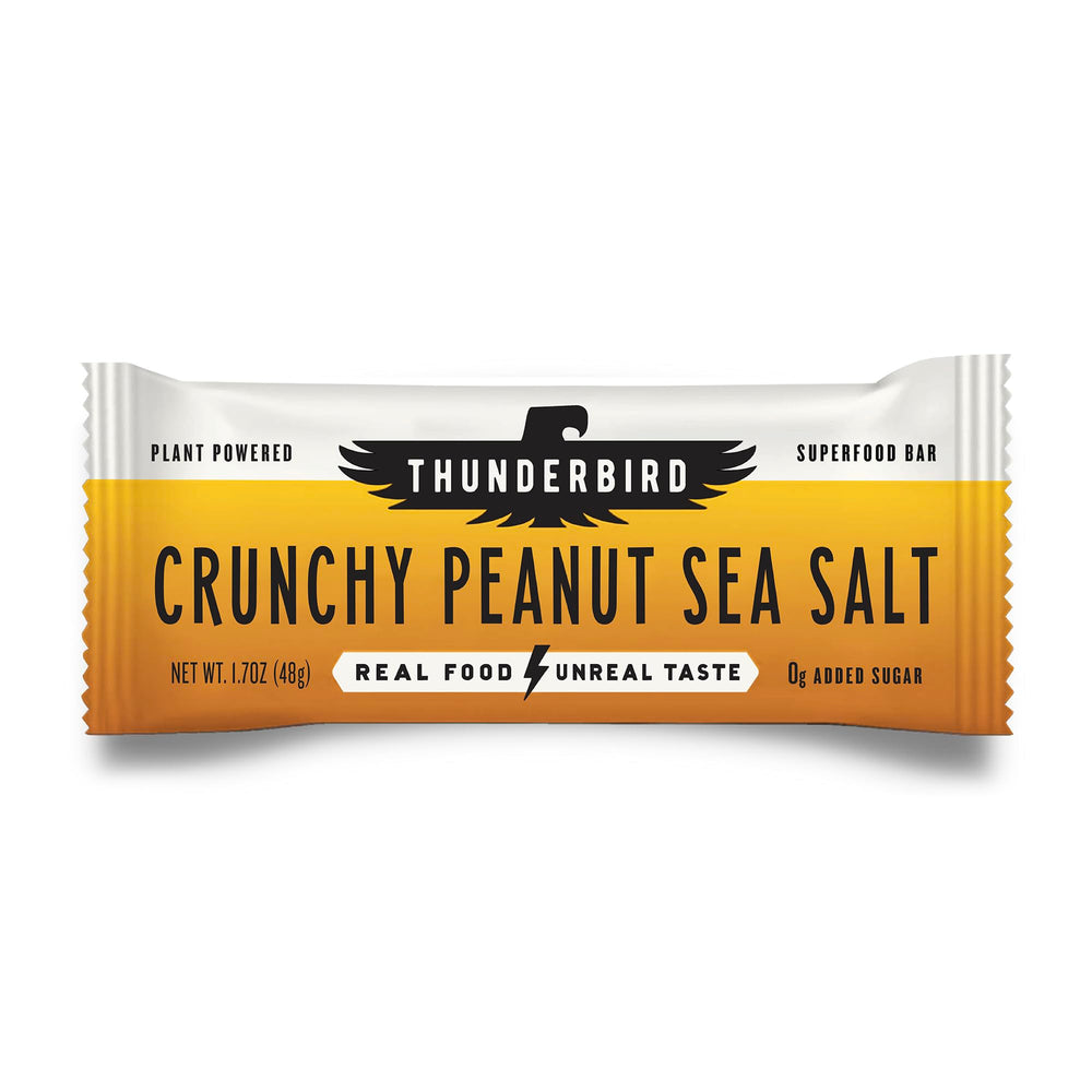 Thunderbird Bars energy snack box – crunchy peanut butter flavor