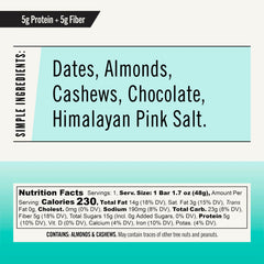 Thunderbird Real Food Bars close-up showing glossy chocolate and almond butter with sea salt.