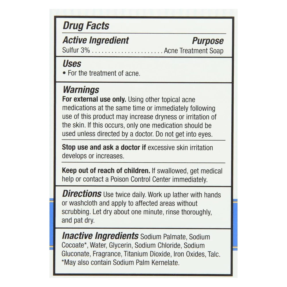 Thylox Medicated Soap Grandpa Soap Company 3.25 oz Bar - packaging and bar