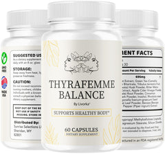 Wellness themed image featuring ThyraFemme Balance