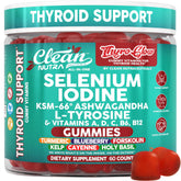 ThyroGlow Gummies bottle and front label
