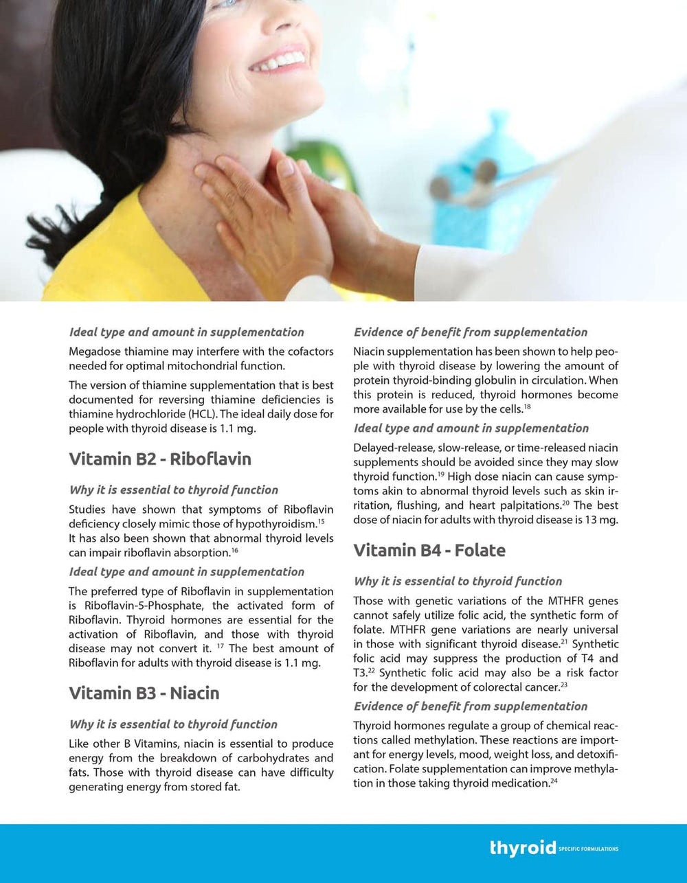 Energy and focus concept for thyroid wellness