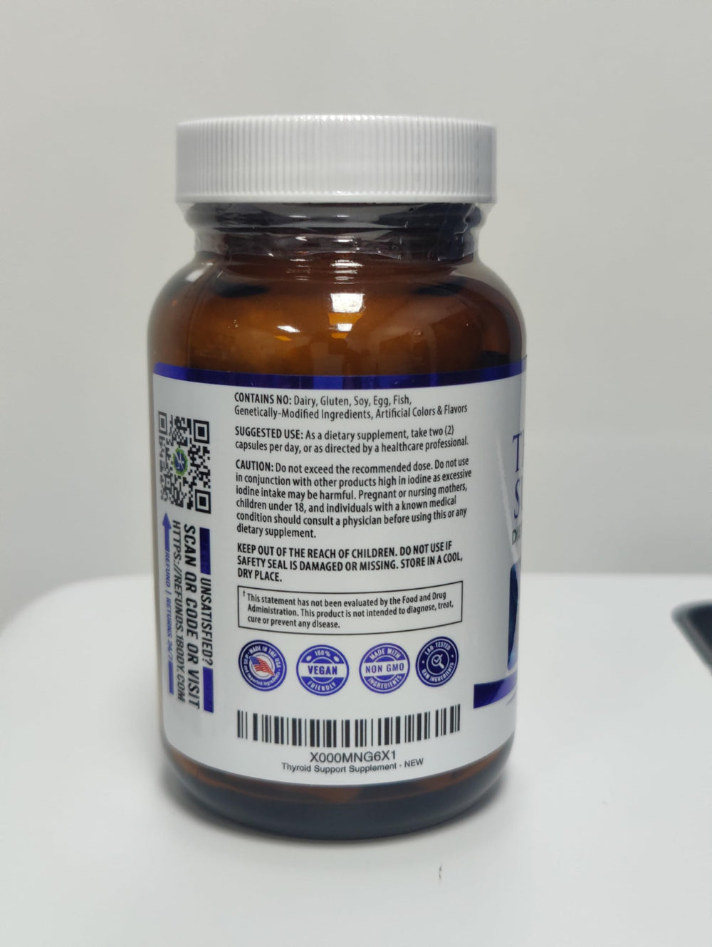 Energy and focus visuals related to thyroid supplement