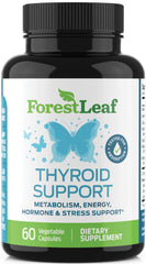 Allergen-free, vegetarian thyroid supplement packaging label