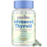 Bottle of Thyroid Support Supplement for Women with 120 capsules