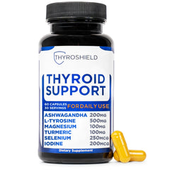 ThyroShield thyroid support bottle with 60 capsules - image 1