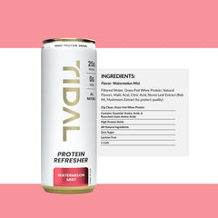TIDAL Protein Refresher Watermelon Mist 12-pack carton