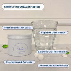 Green tea and natural ingredients in Tidalove formula