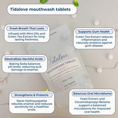 Nano-Hydroxyapatite illustration with Tidalove branding