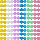TIHOOD 60pcs colorful contact lens case set in assorted colors