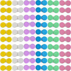 TIHOOD 60pcs colorful contact lens case set in assorted colors