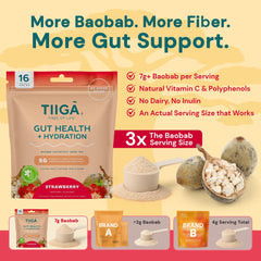 Tiiga drink mix being stirred, showcasing electrolyte balance and hydration.