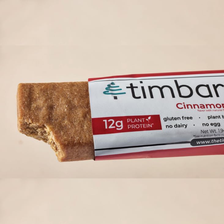 TIMBAR Bars 12 Pack gluten-free and dairy-free label signals allergen-friendly snack