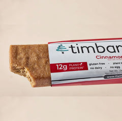 TIMBAR Bars 12 Pack gluten-free and dairy-free label signals allergen-friendly snack